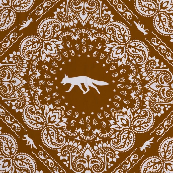 Urban Project 60x60 Brown Printed Scarf