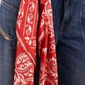 Foulard Rouge Urban Project 70x70 Imprim�