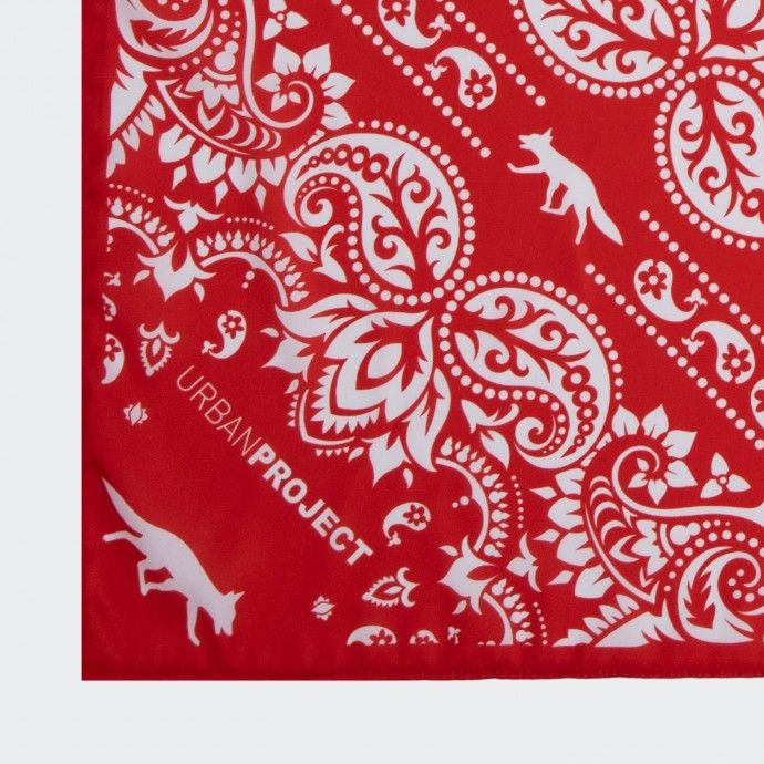 Foulard Rouge Urban Project 70x70 Imprim�