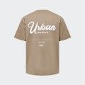 Urban Project Printed Brown T-shirt