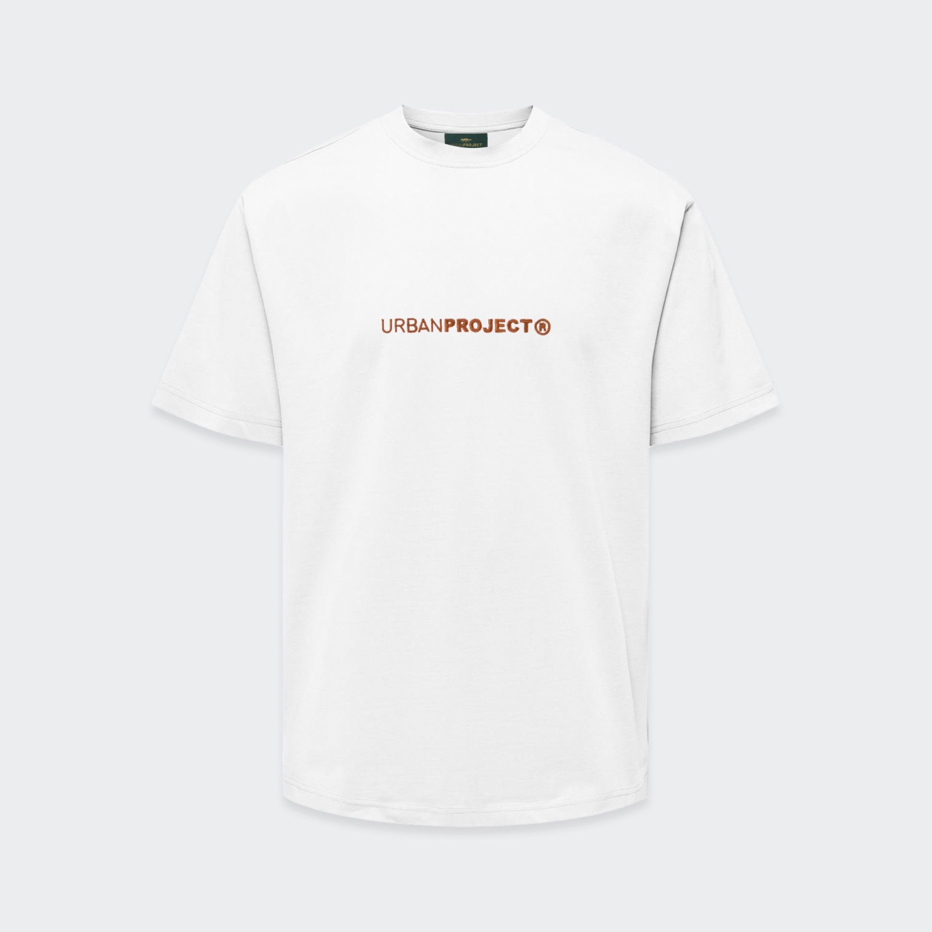 Urban Project White Floral Printed and Embroidered T-shirt