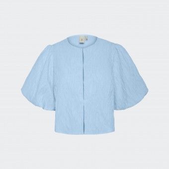 YAS blouse with puff sleeves