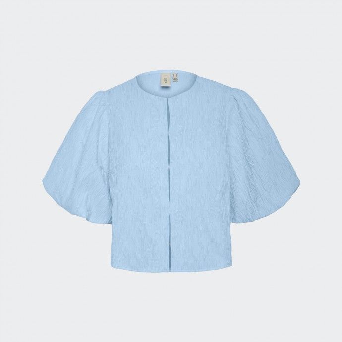 YAS blouse with puff sleeves