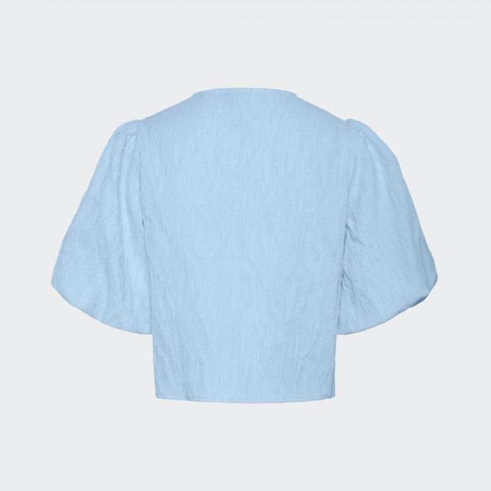 YAS blouse with puff sleeves
