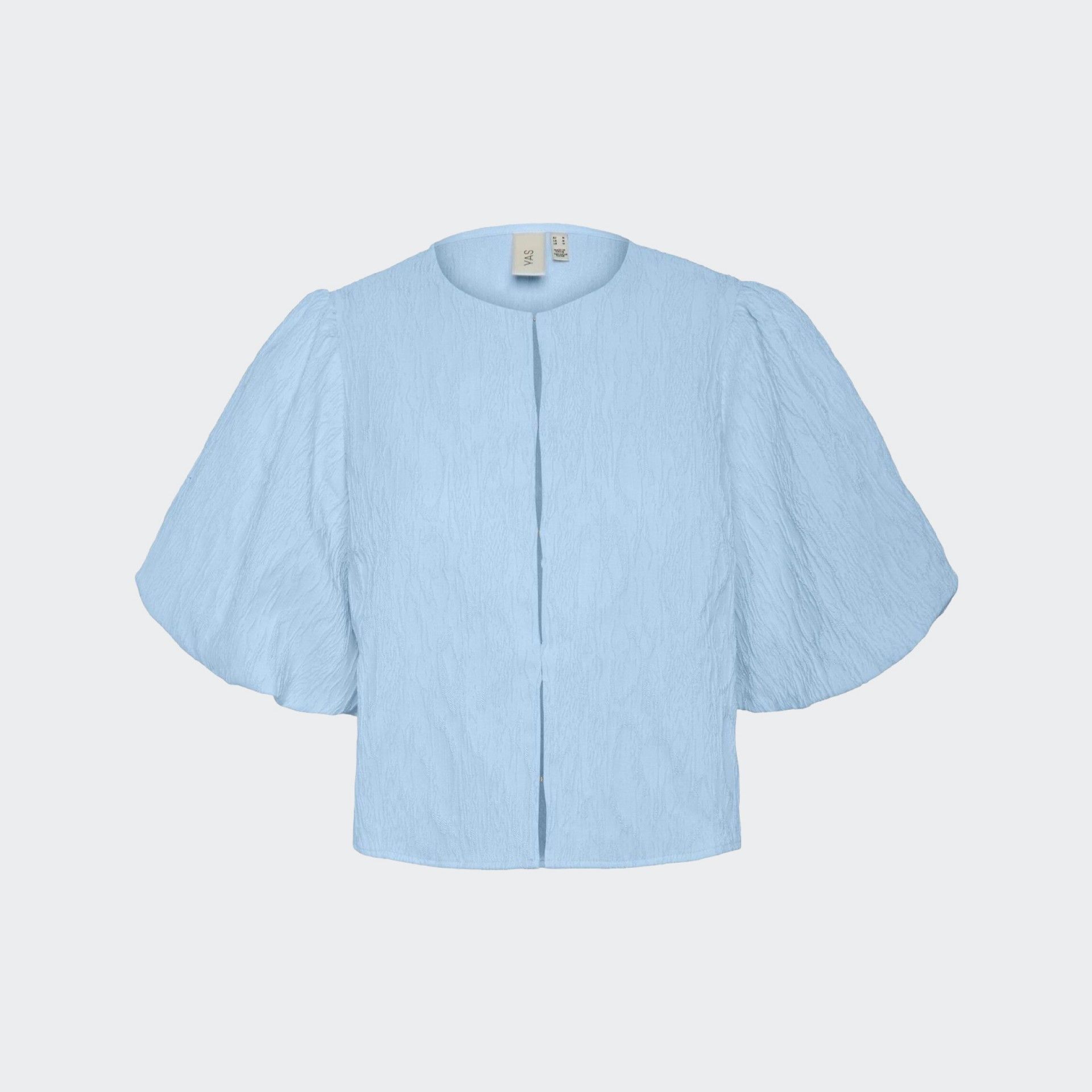 YAS blouse with puff sleeves