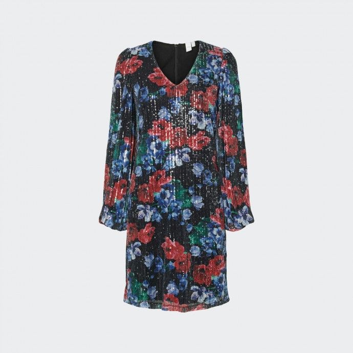 Vestido con lentejuelas YAS