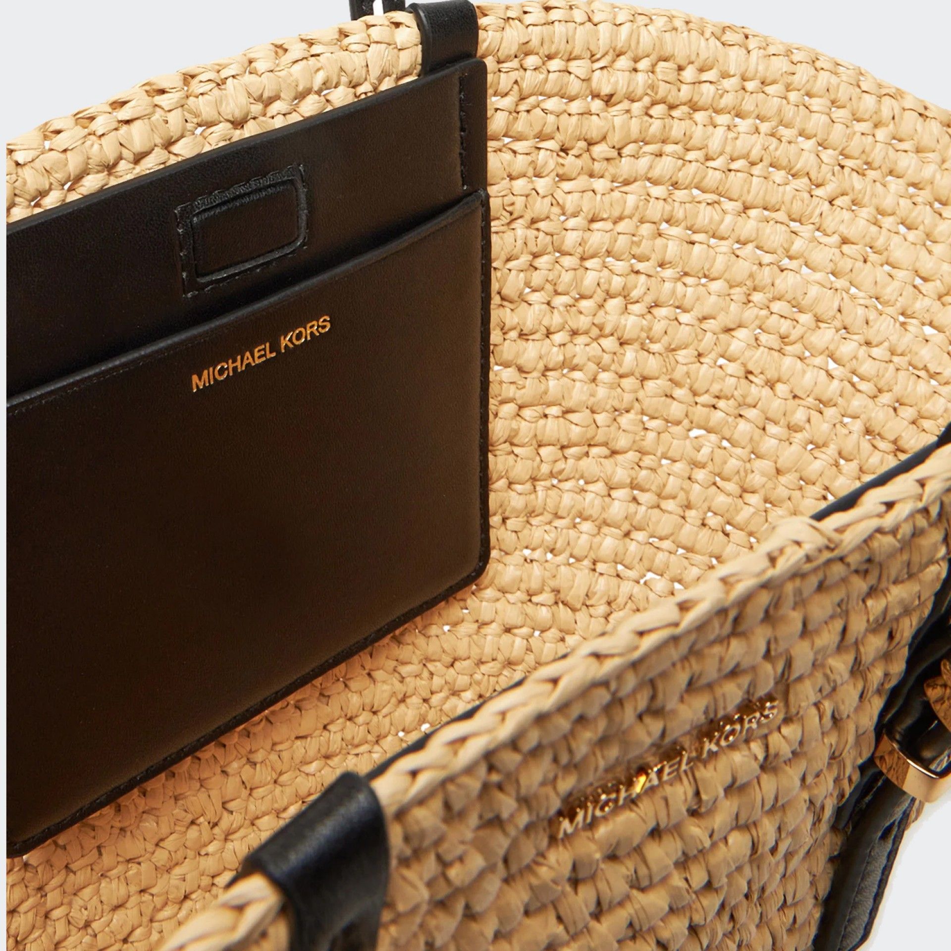 Isa Michael Kors Raffia Tote Bag