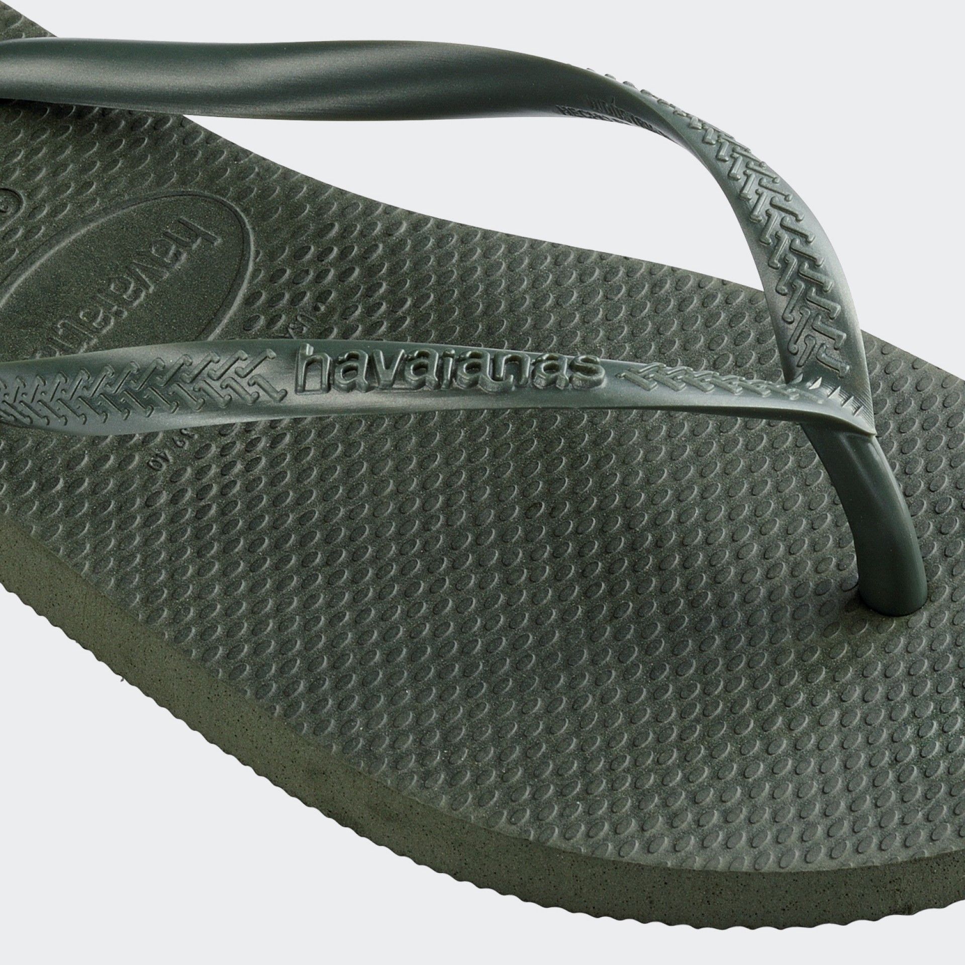 Tongs Havaianas Slim vertes