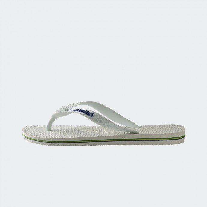 Havaianas Slim Brazil Logo Slipper White