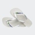 Havaianas Slim Brazil Logo Slipper White