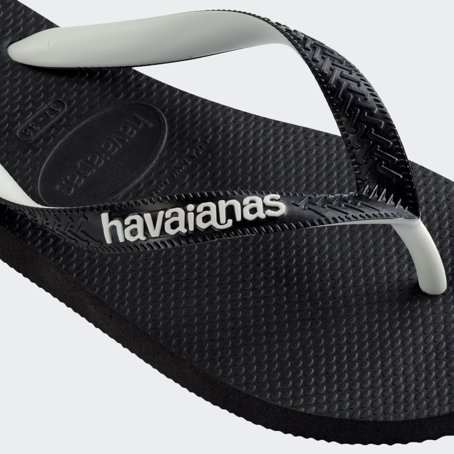Havaianas Top Mix Chaussons Noirs et Blancs
