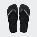 Havaianas Slim Brazil Logo Slipper Black