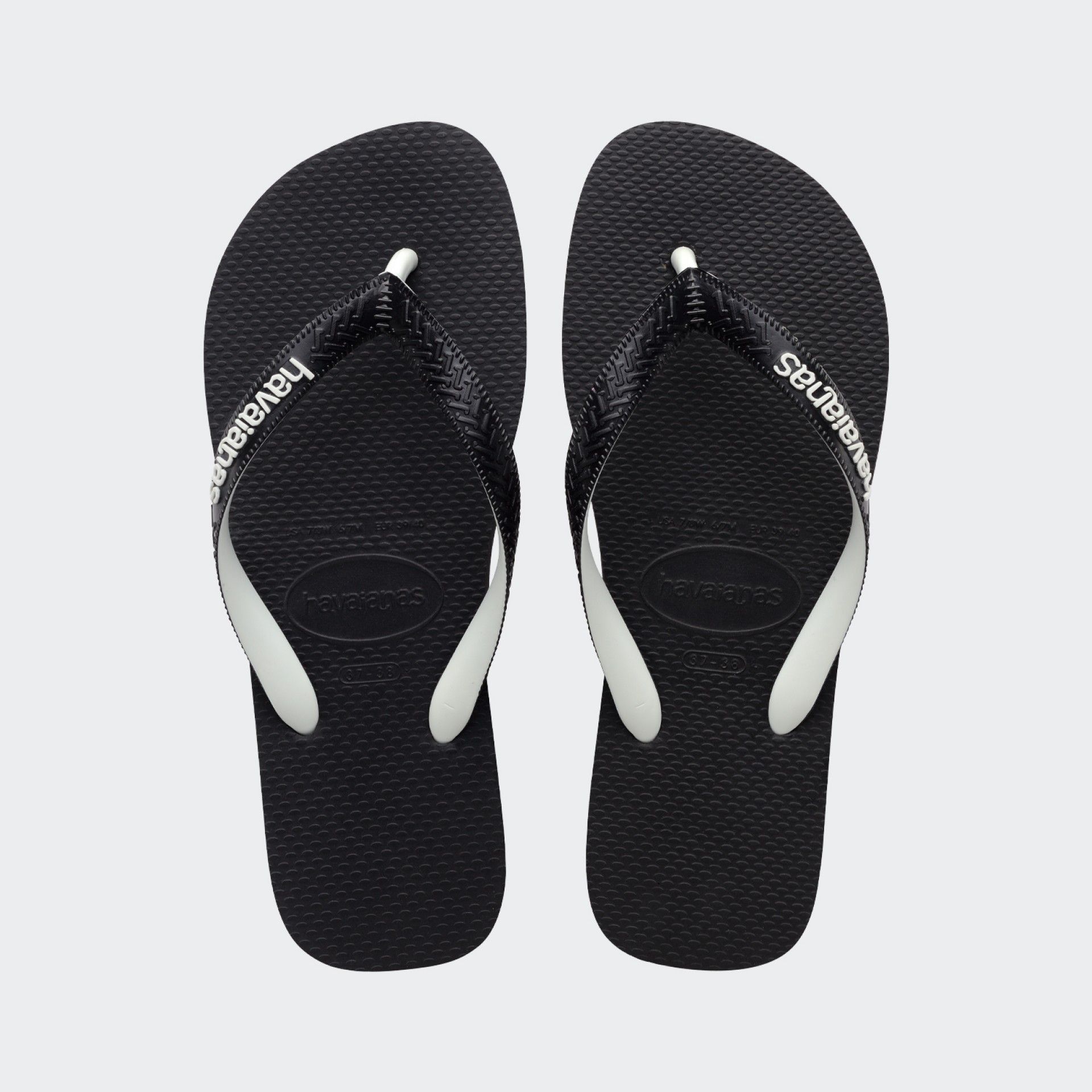 Havaianas Top Mix Chaussons Noirs et Blancs