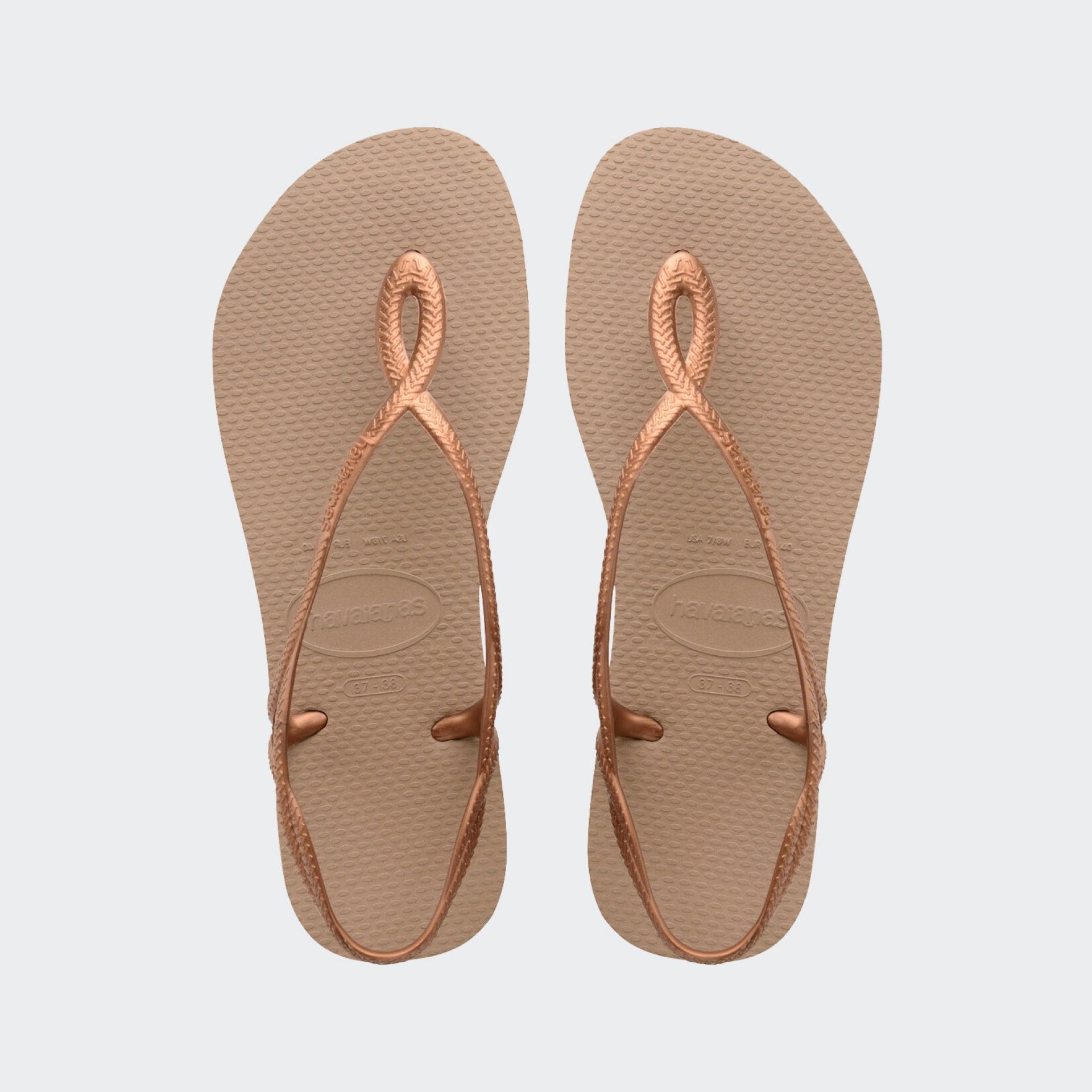 Sandalias Havaianas Luna Oro Rosa