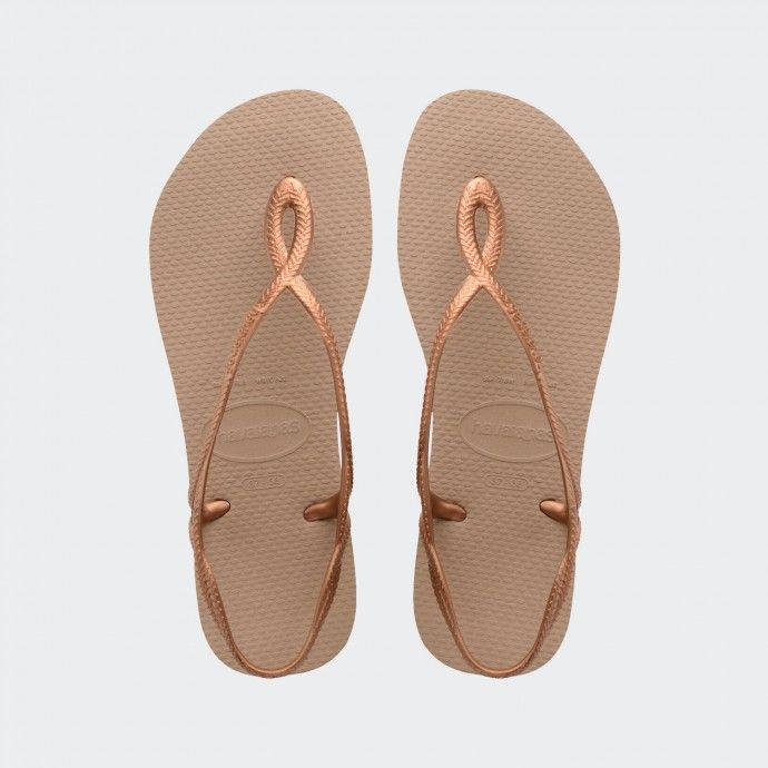 Havaianas Luna Rose Gold Sandals