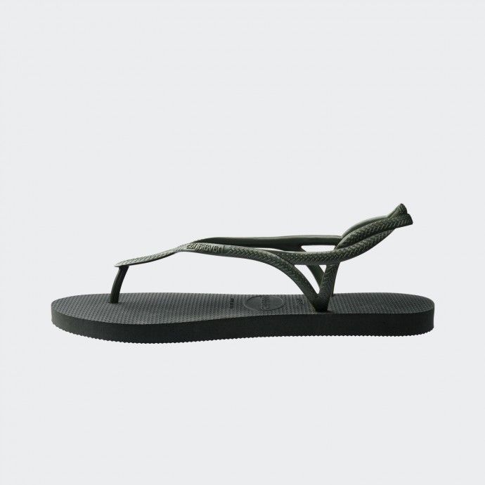 Havaianas Luna Flatform Khaki Flip Flops