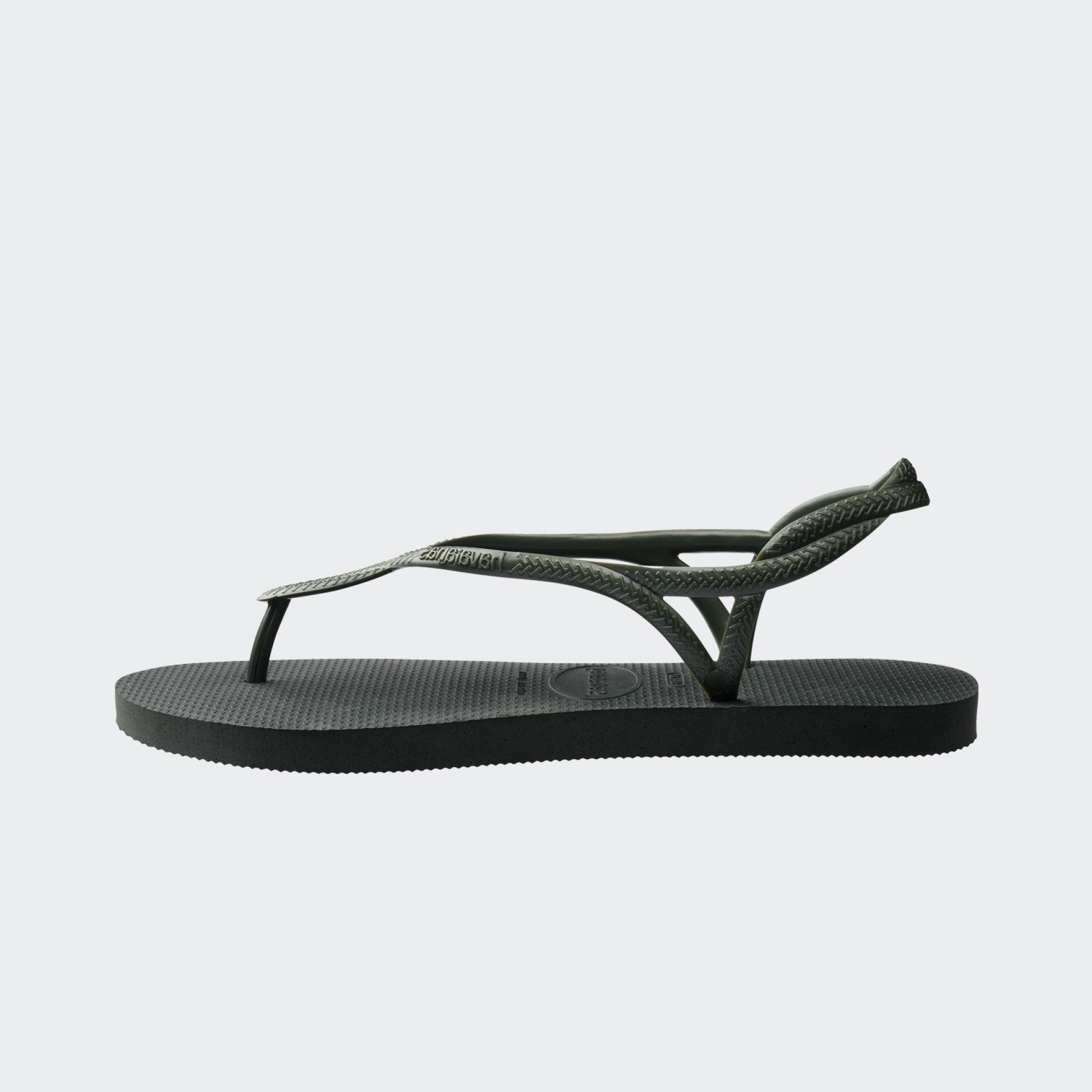 Havaianas Luna Tongs à Plateforme Kaki