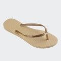 Havaianas Slim Glitter II Gold Slipper