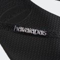 Havaianas Slim Glitter II Black Slippers