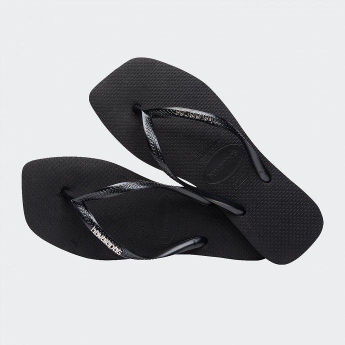 Havaianas Slim Square Black Slipper
