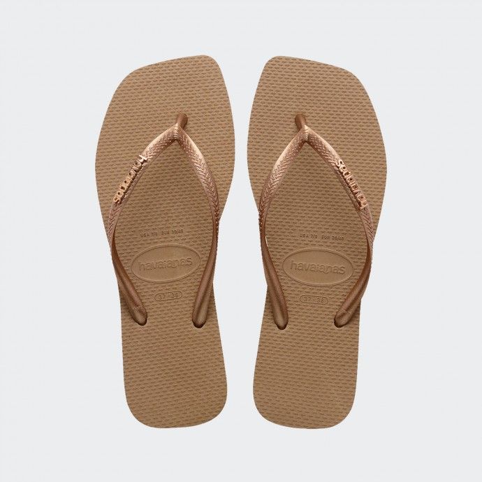 Havaianas Slim Square Gold Slipper