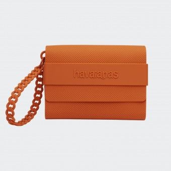 Havaianas Orange Clutch Bag