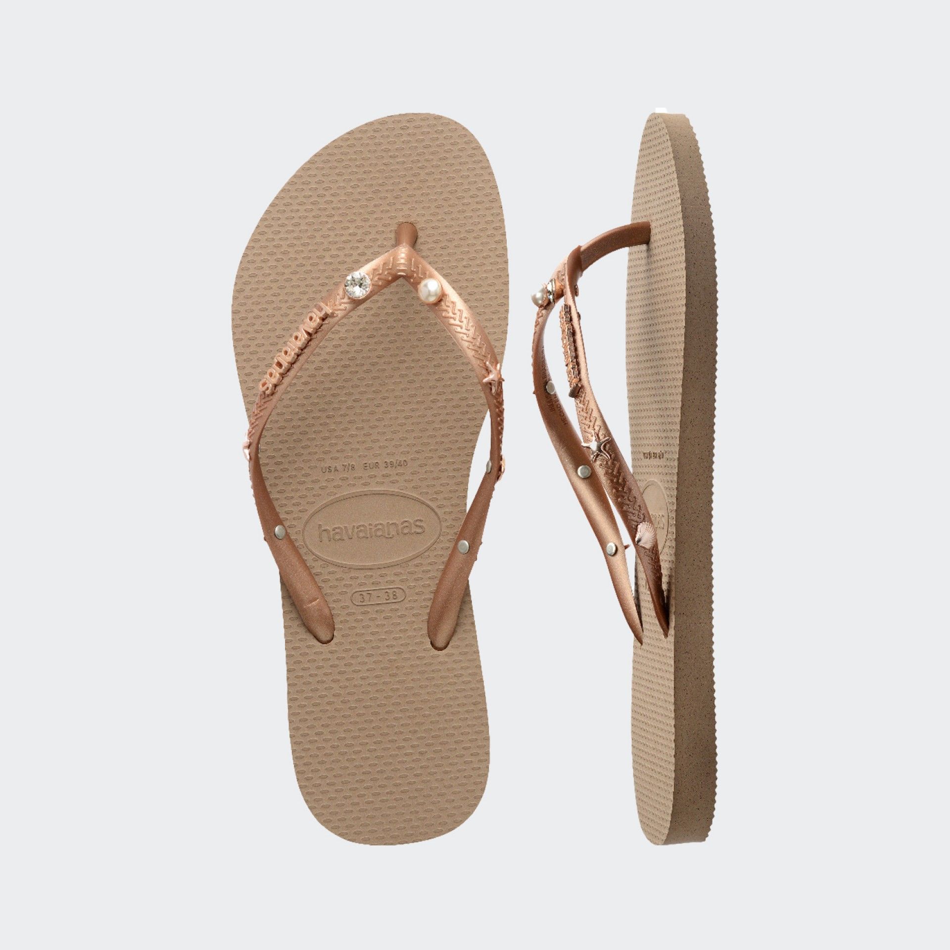 Havaianas Chanclas Slim Luxury Aqua