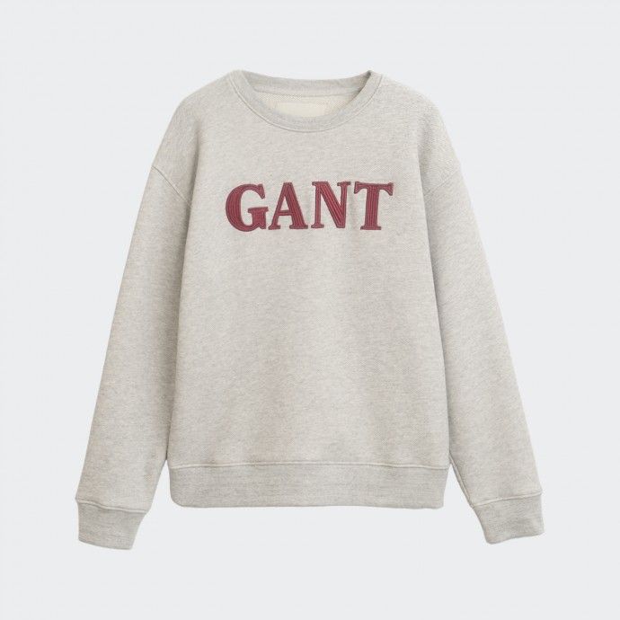 Sweatshirt com gola redonda Gant