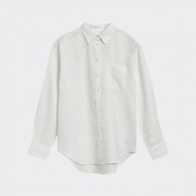 Camisa de lino relaxed fit Gant