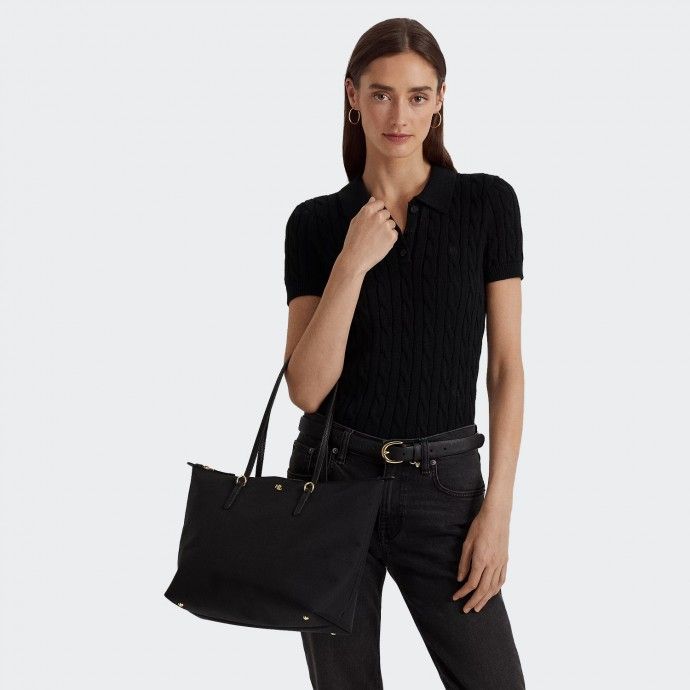 Ralph Lauren Keaton nylon shoulder tote bag