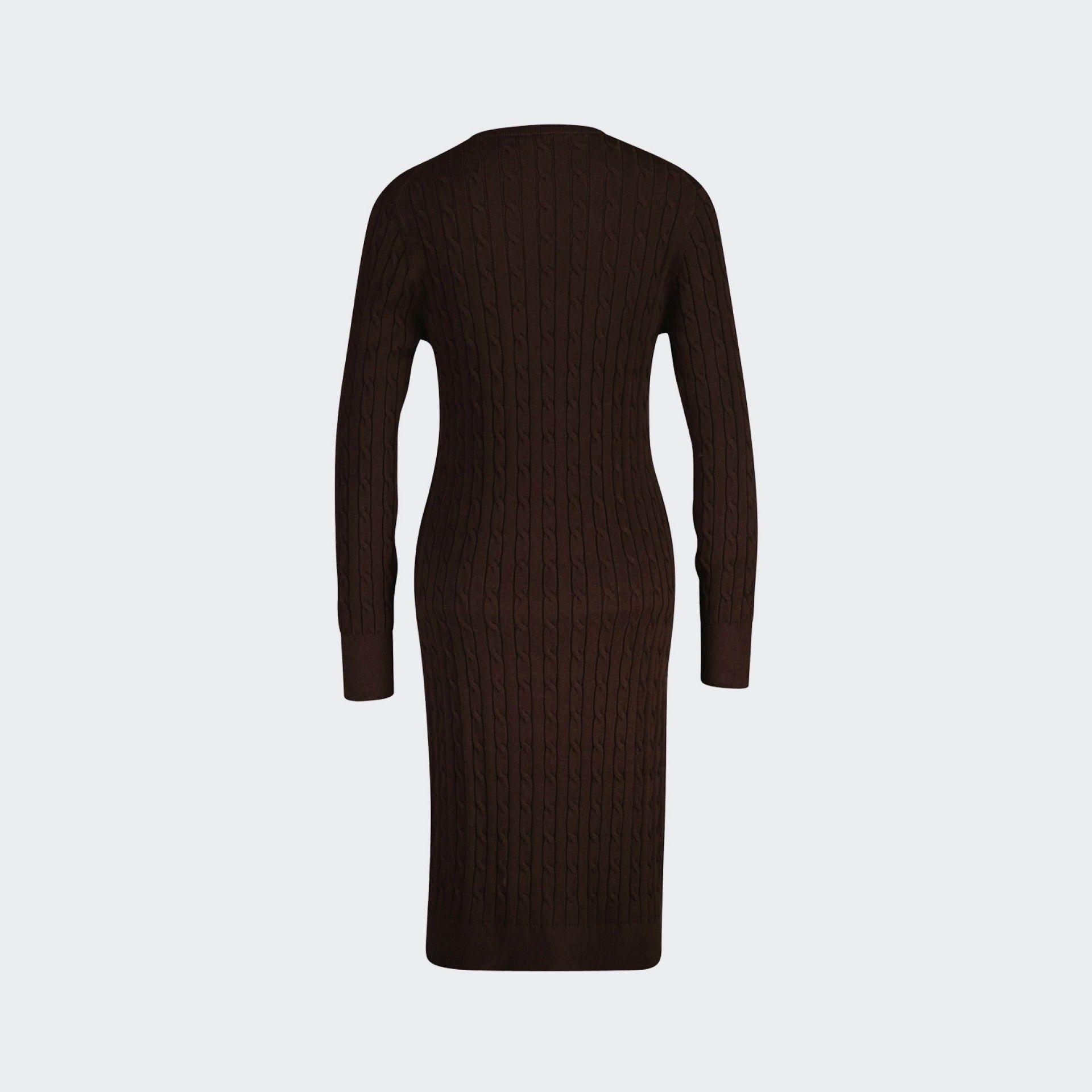 Vestido de punto con cuello redondo de Gant