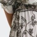 Long pleated skirt with Tree Gant print Long pleated skirt with Tree Gant print