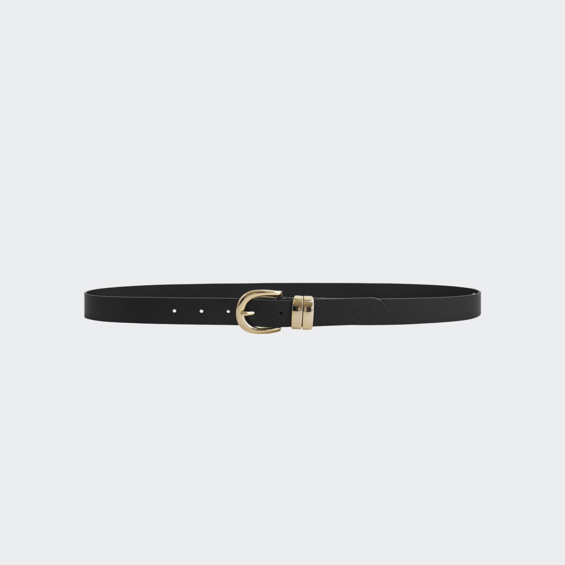 Gant gold oval buckle belt