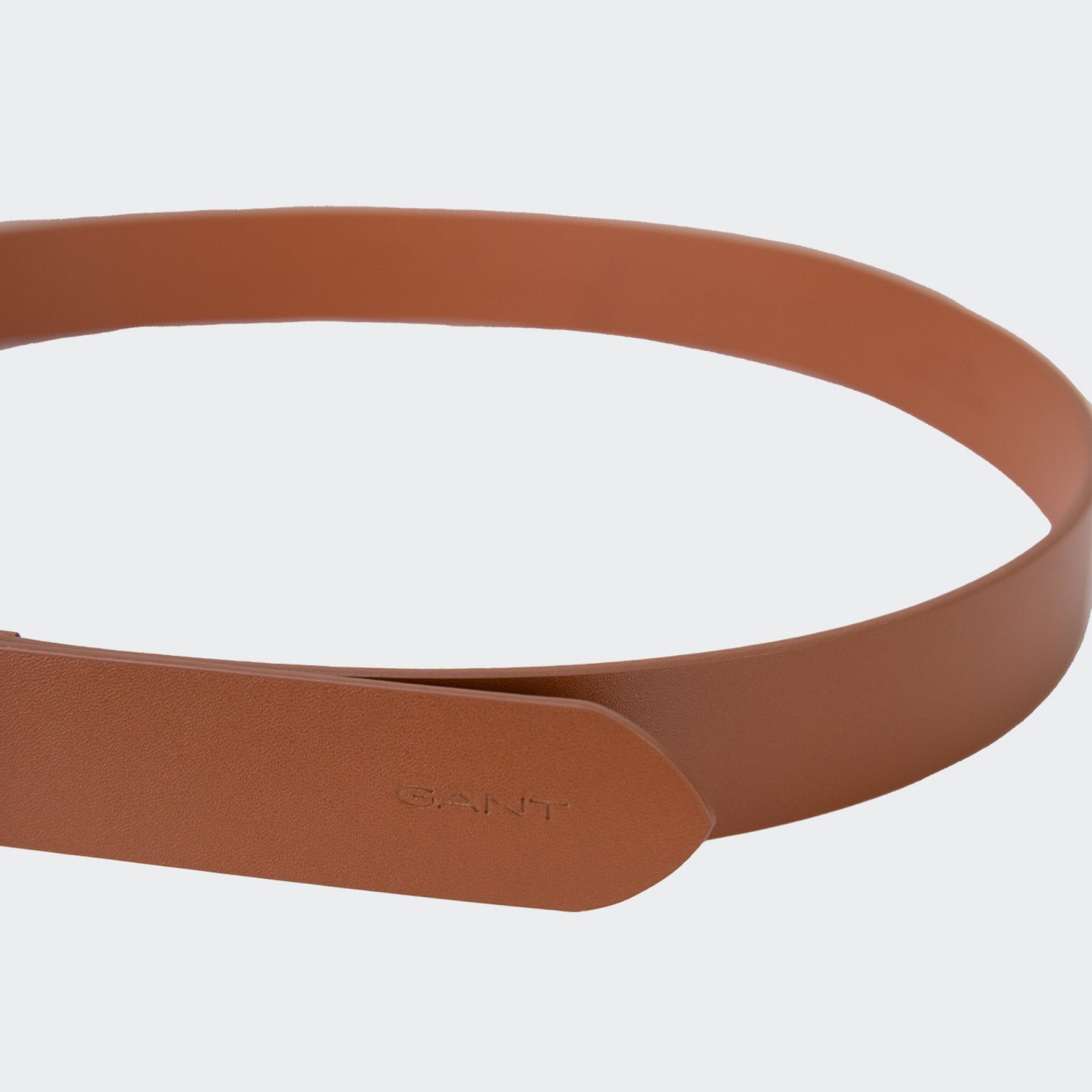 Gant gold oval buckle belt