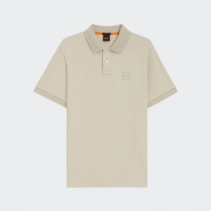 Polo Slim Fit con logotipo BOSS