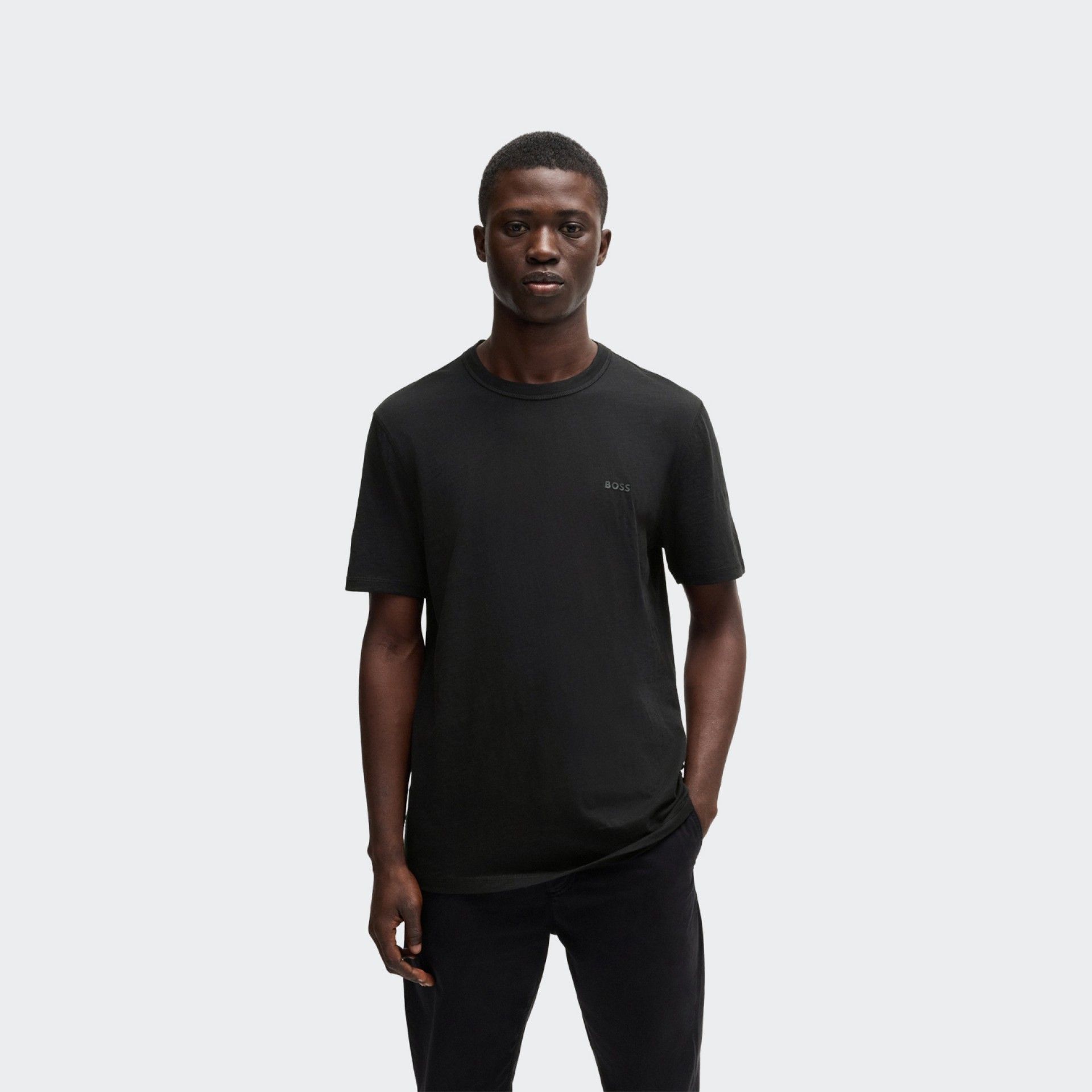 Camiseta Regular Fit Logo Boss