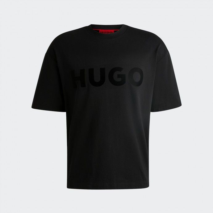 T-shirt com lettring Oversize Hugo