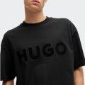 T-shirt com lettring Oversize Hugo