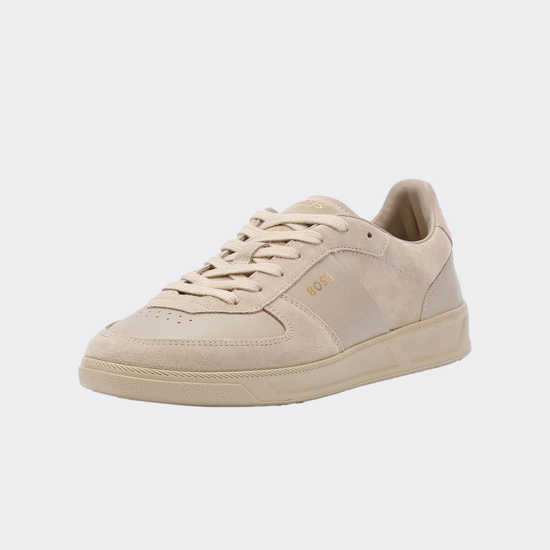 Zapatillas de Ante Beige Brandon Boss
