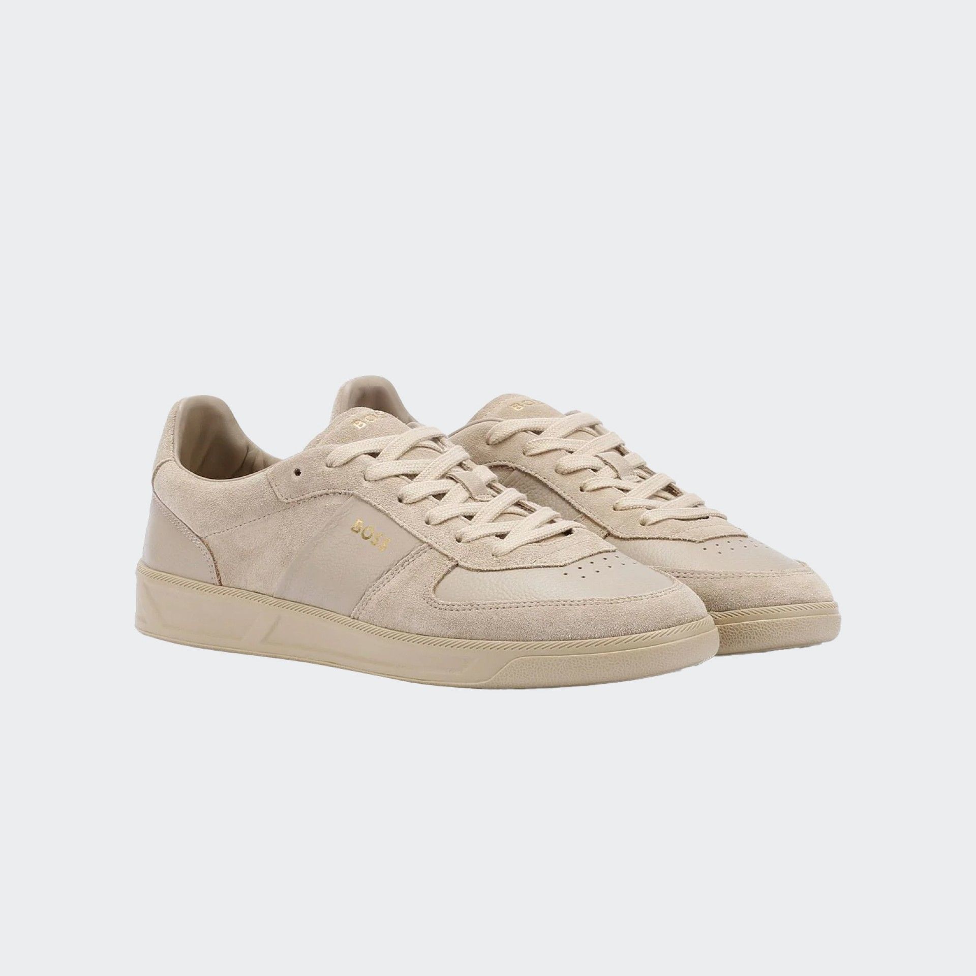 Zapatillas de Ante Beige Brandon Boss