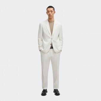 Hugo Slim Fit Seersucker Trousers