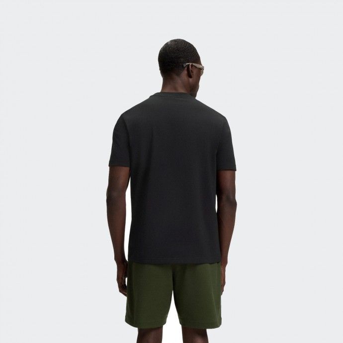 Camiseta Boss de corte regular con logotipo en contraste