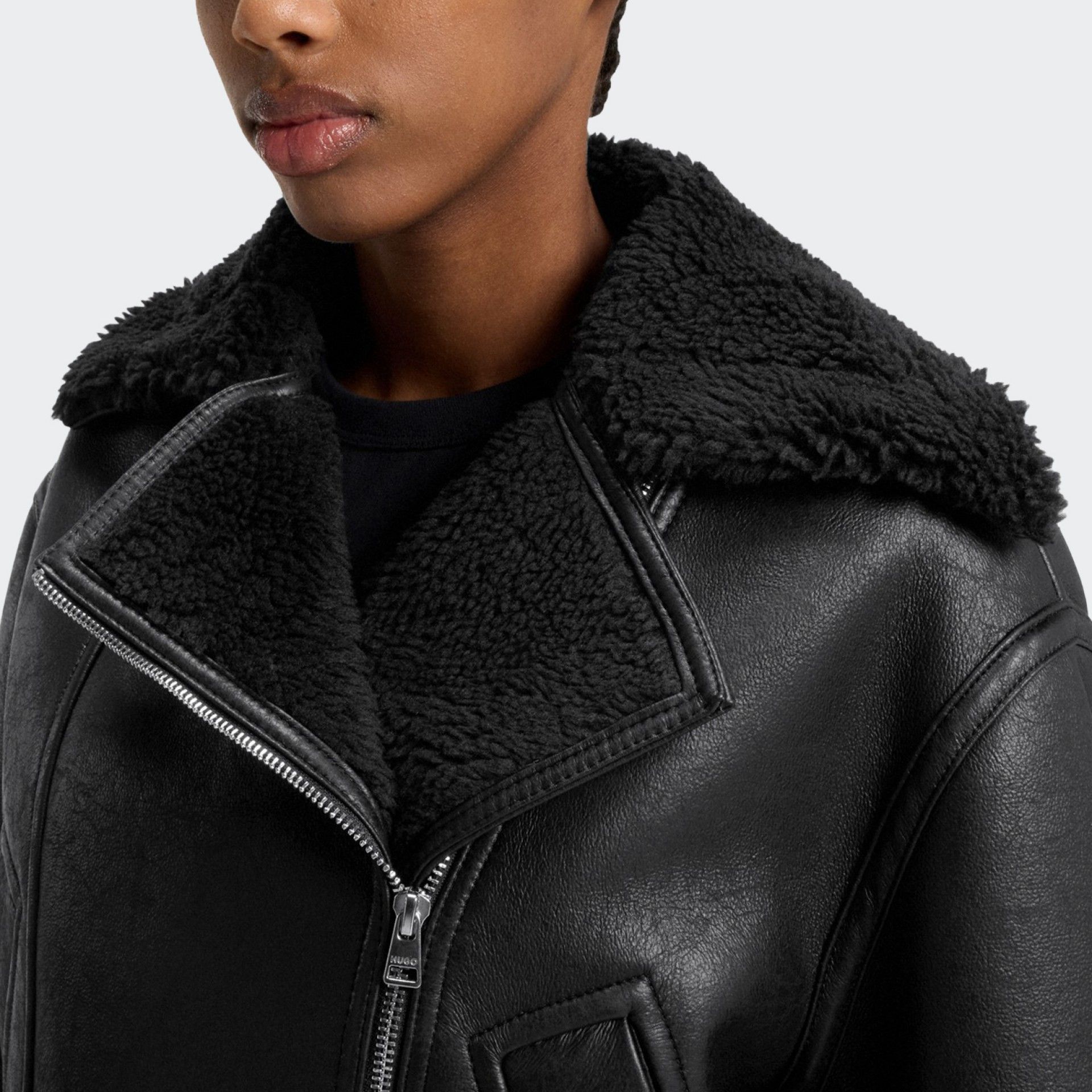 Hugo faux fur coat