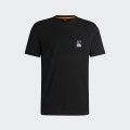 Camiseta de algod�n de corte regular con estampado Boss
