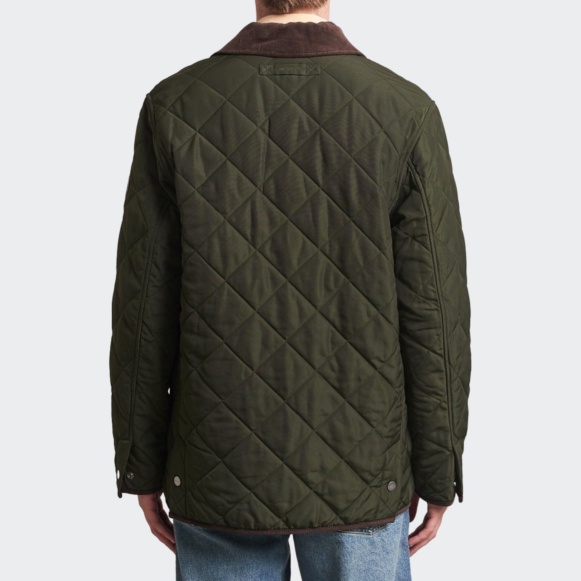 Casaco Acolchoado em malha polar Green Lagoon Gant