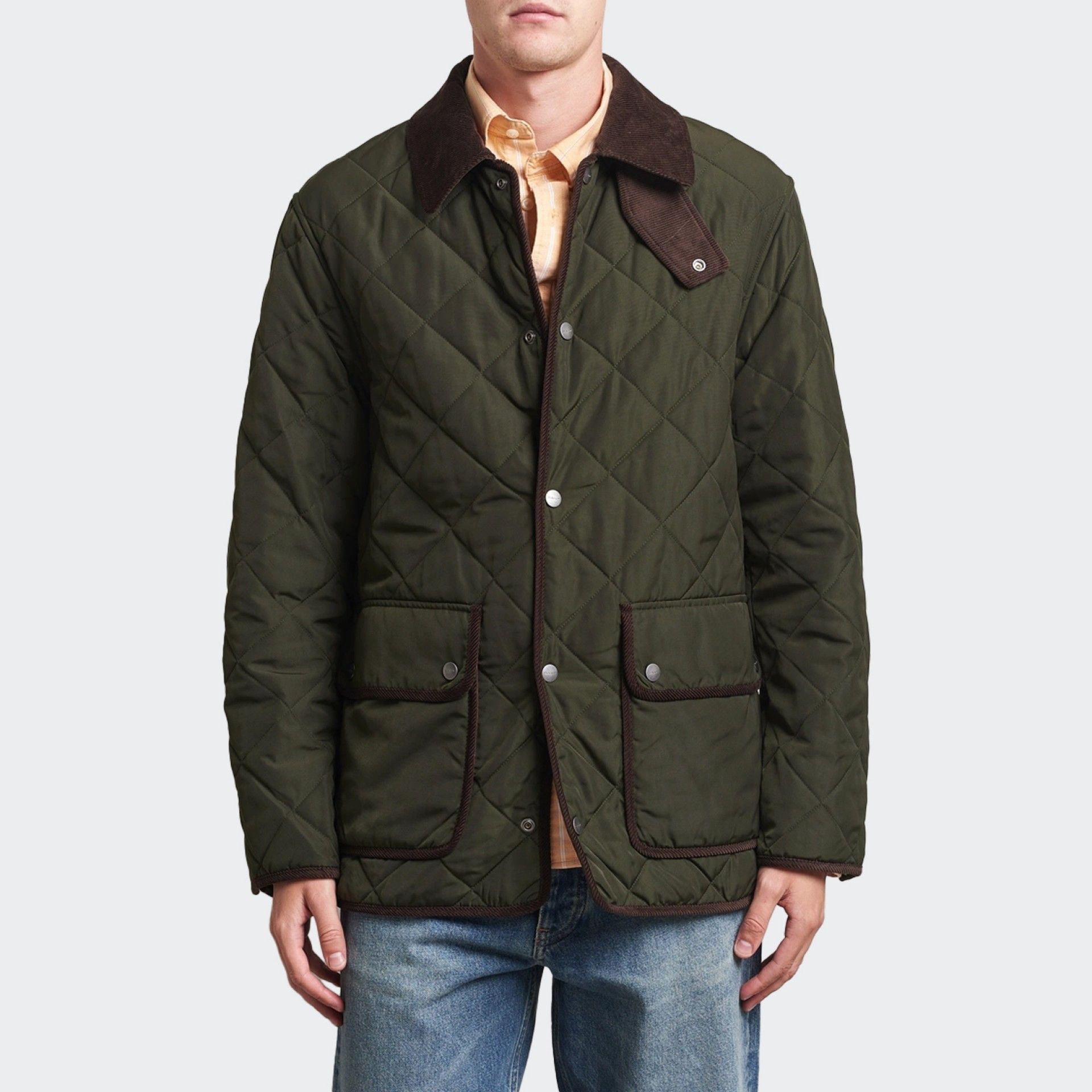 Casaco Acolchoado em malha polar Green Lagoon Gant