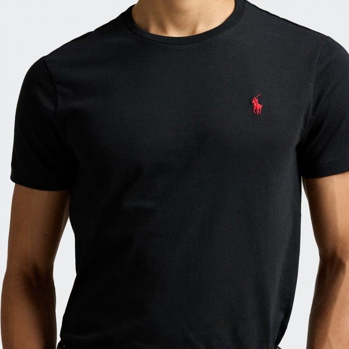 T-shirt Custom Slim Fit en Jersey de Coton Polo Ralph Lauren