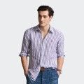 Chemise en Lin rayé Custom Fit de Polo Ralph Lauren Chemise en Lin rayé Custom Fit de Polo Ralph Lauren