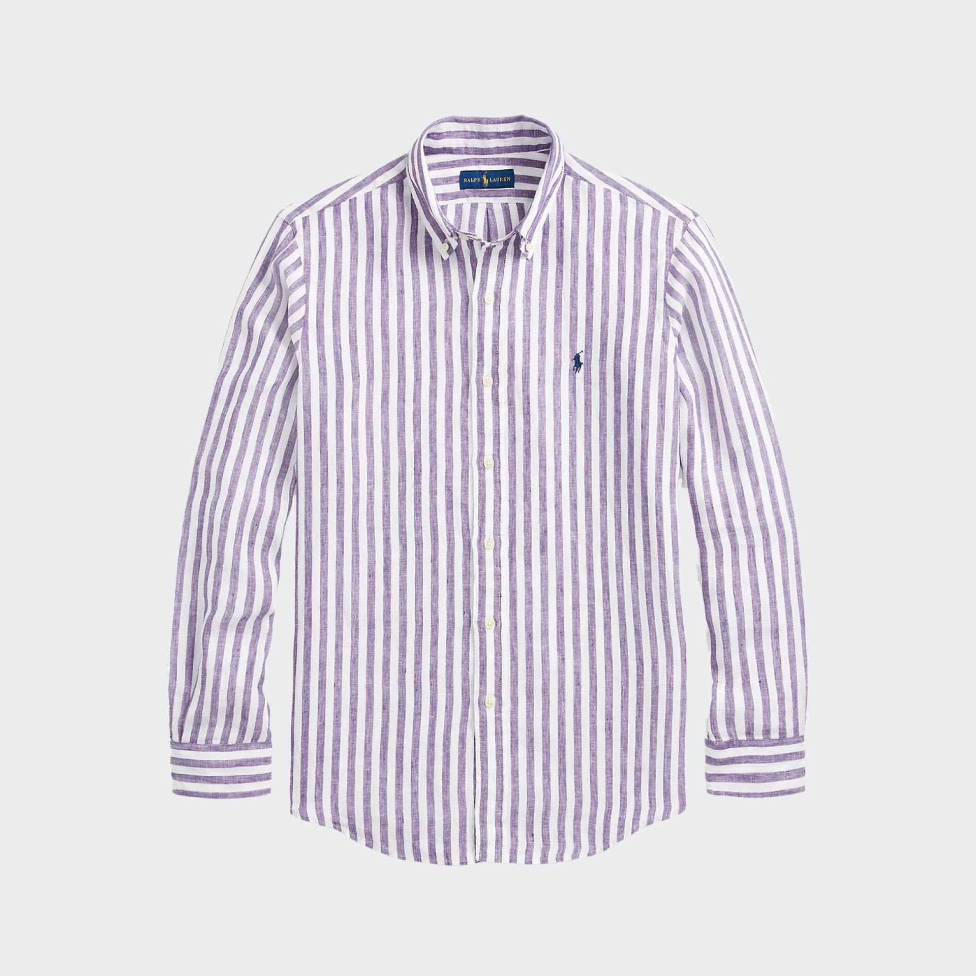 Chemise en Lin rayé Custom Fit de Polo Ralph Lauren