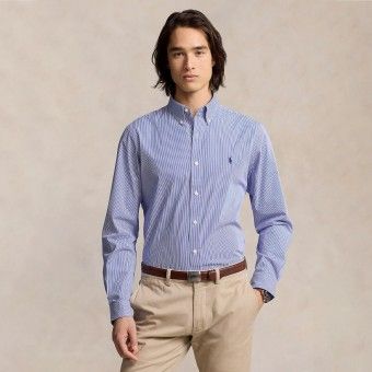 Polo Ralph Lauren Chemise Slim en Popeline Ray�e